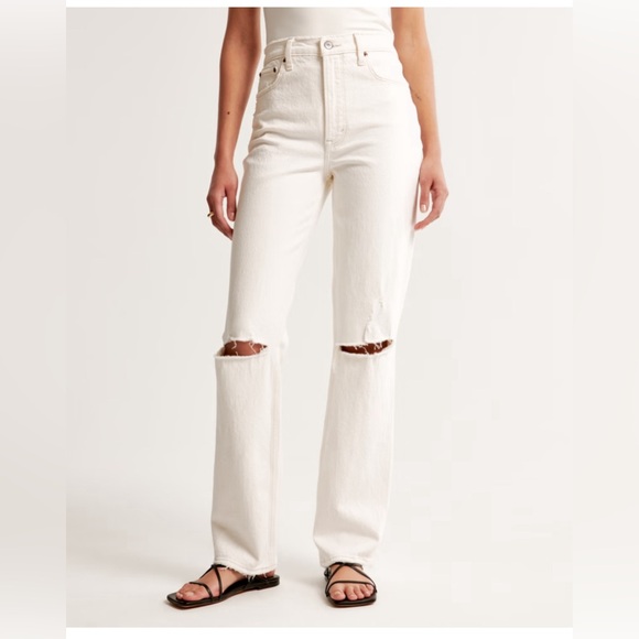 Abercrombie & Fitch Denim - Abercrombie & Fitch straight leg